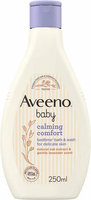 Aveeno Baby Calming Comfort Bedtime Bath & Wash 250ml