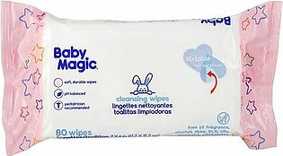 Baby Magic Magic Cleansing Baby Wipes – 80Pcs
