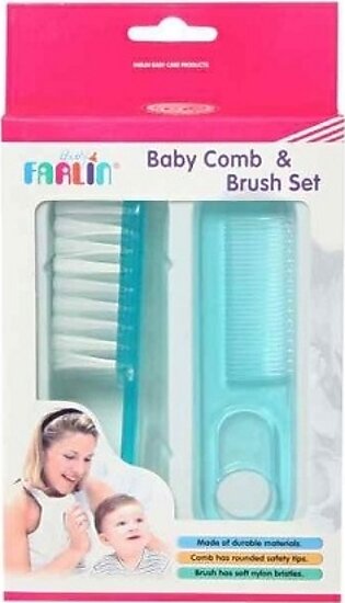 Farlin Hair Comb and Brush Set – Color May Vary