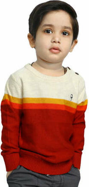 Boys Toddler Sweater In Rust SKU: IBE-0005-RUST