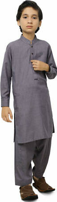 Boys Shalwar Suit SKU: KBH-0141-GREY