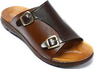 Slippers For Men SKU: SLP-0074-BROWN