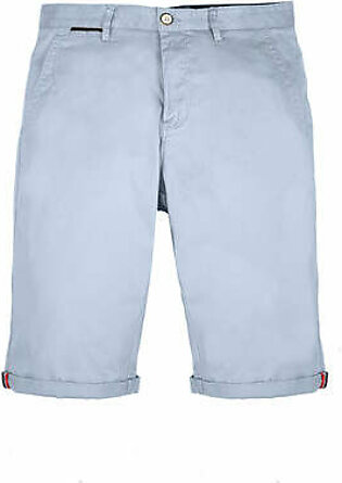 Imported Cotton Shorts : SKU-SH0003 L-BLUE