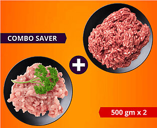 Beef Qeema (500gm) + Chicken Qeema (500gm)