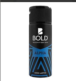 Bold Alpha Long Lasting Deodorant Body Spray, For Men, 150ml (ZV:9990)