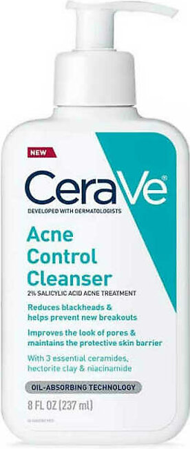 Acne Control Cleanser 2% Salicylic Acid Acne Treatment