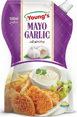 Young's French Mayo Garlic - 500ml