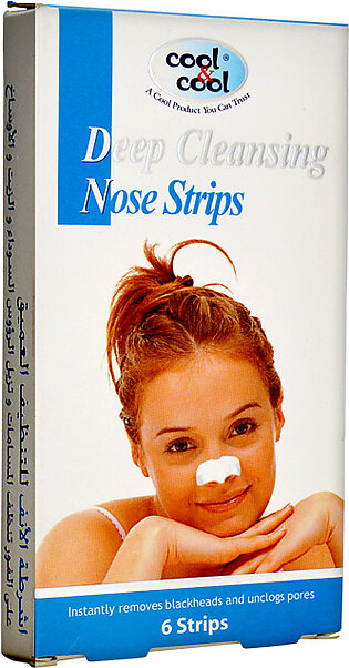 Cool and Cool Deep Cleansing Nose Strip (Pack of 6)
