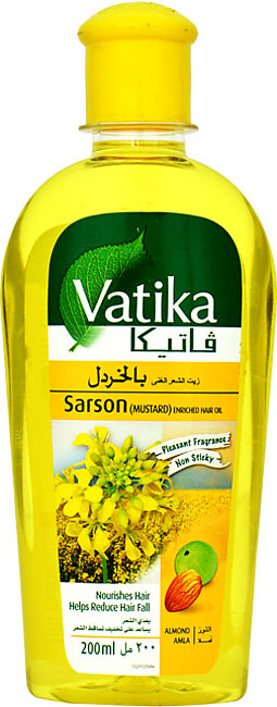 Vatika Sarson Enriched Hair Oil - 200ml