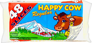 Happy Cow Slice Cheese Regular (48 Slices) - 800gm