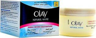 Olay Natural WhiteGlowing FairnessDay Cream SPF24 - 50gm