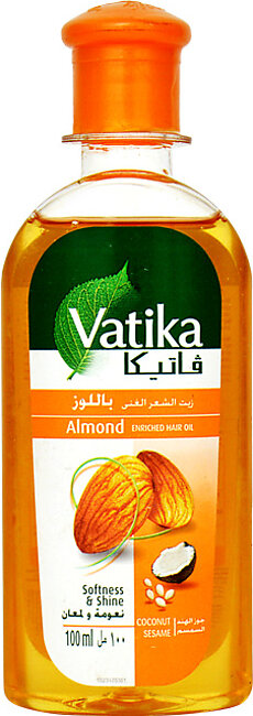 Vatika Almond Enriched Hair Oil - 100ml