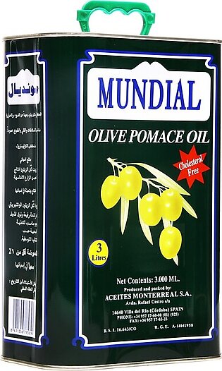Mundial Olive Pomace Oil - 3Ltr