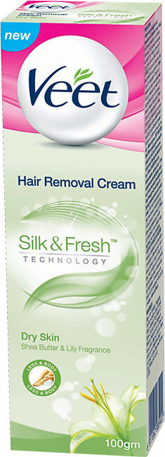 Veet SilkandFreshHair Removal Cream for Dry Skin - 100gm
