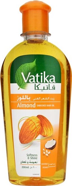 Vatika Almond Enriched Hair Oil - 200ml