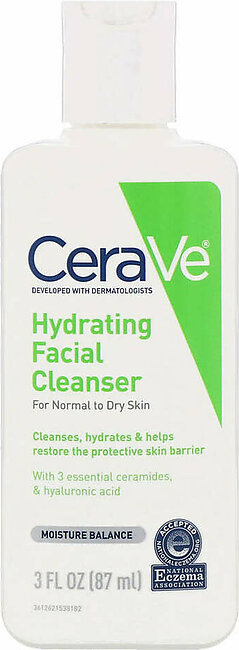 CeraVe - Hydrating Facial Cleanser For Normal to Dry Skin - 87 mL