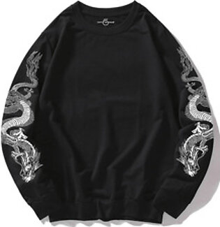 Fifth Avenue DIFT63 Printed Sweatshirt - Black