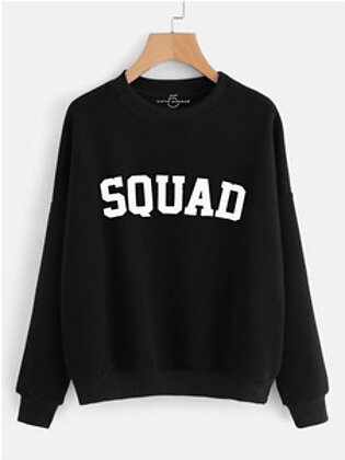 Fifth Avenue Squad Printed Sweatshirt - Black