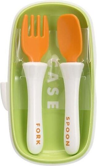 Pigeon DO-IT-MYSELF Spoon & Fork Set for Baby - D400