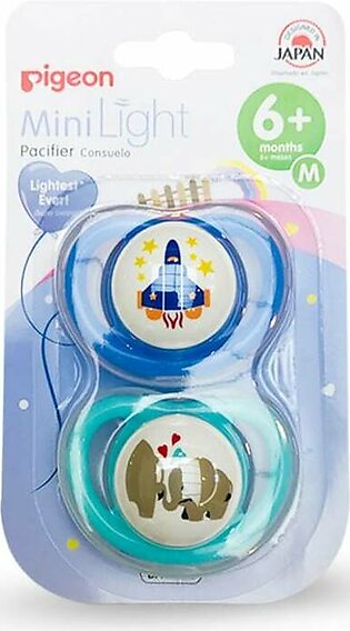 Pigeon Minilight Pacifier Pack of 2-M