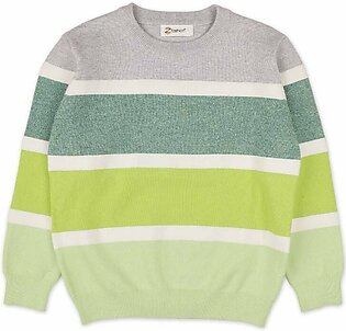 Sweater for Boys with Multicolor Stripes