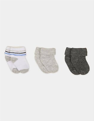 Socks - Gray Theme - Pack of 3