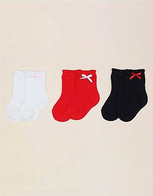Socks Set for Girls - Pack of 3