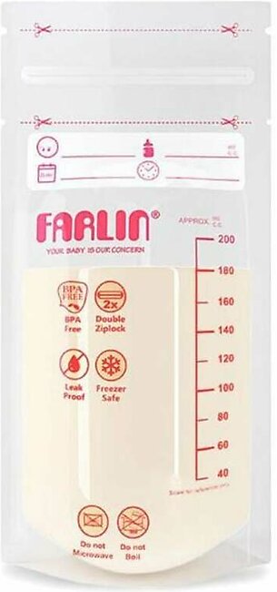 Farlin Milk Storage Bag 200Ml Pk-20 Plus2 - BP-869-2