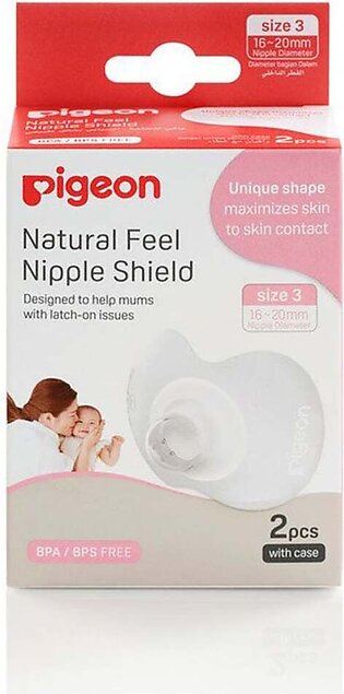 Pigeon Natural Feel Nipple Shield Size 3 L - Q79319
