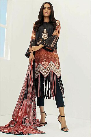 3 PC Printed Lawn Suit SS0011A Spring Summer Lawn Collection Vol 2