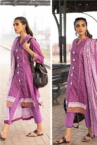 2 PC Printed Lawn Suit TL324B Vintage Garden Summer Lawn Collection