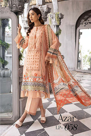 LP 058 Celebre Embroidered Lawn Collection