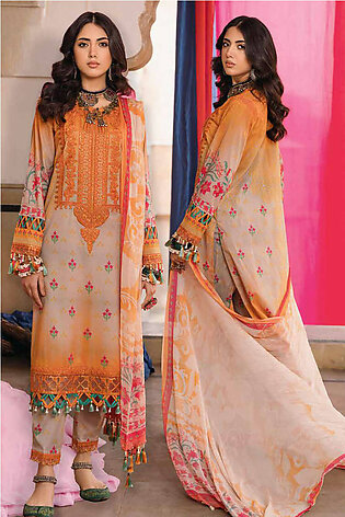 CH4 09 Chunri Embroidered Lawn Collection Vol 1
