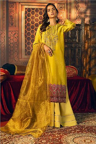 WK UT 1162 Mehr e Gul Embroidered Jacquard Collection 2022