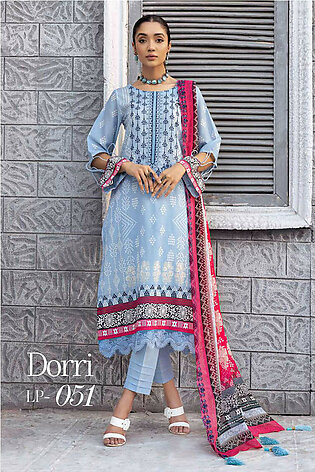 LP 051 Celebre Embroidered Lawn Collection