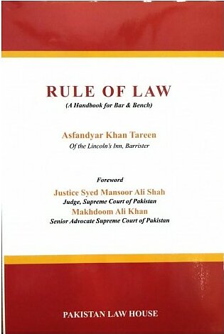 RULE OF LAW A HANDBOOK FOR BAR BENCH