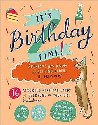 It's Birthday Time Greeting Assortment Boxed Notecards