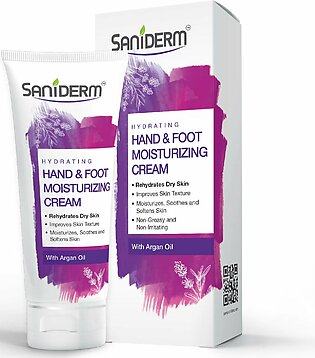 Saniderm Hand & Foot Moisturizing Cream with Argan Oil