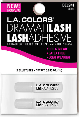 L.A. Colors 2-Piece Travel Eyelash Adhesive Clear