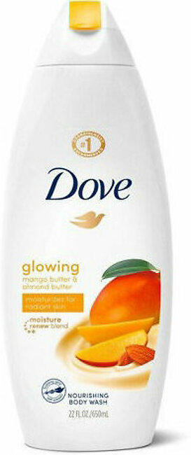 Dove Glowing Mango Butter & Almond Butter Nourishing Body Wash 650ml