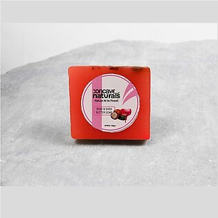 Concave Naturals Rose And Shea Butter Soap 100g