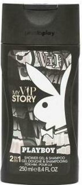 Playboy My VIP Story 2in1 Shower Gel & Shampoo for Him 250ML