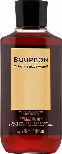 Bath and Body Works Bourbon 3-in-1 Hair Face and Body Wash 295ml