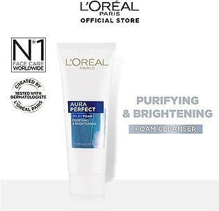 L'Oreal Aura Perfect Purifying & Brightening Milky Foam Facewash -100ml