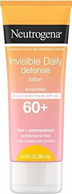 Neutrogena Invisible Daily Defense Sunscreen Lotion SPF 60+ 88ml