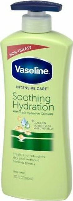 Vaseline Intensive Care Soothing Hydration Hand Body Lotion 600ml