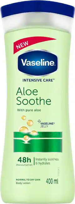 Vaseline Intensive Care Aloe Soothe with Pure Aloe Body Lotion 400ml