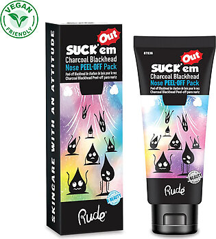 Rude - Suck'em Out Charcoal Blackhead Nose Pack