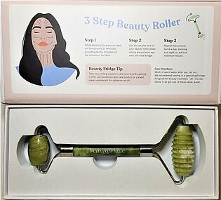 Beauty Fridge Original Natural Jade Stone Facial Roller for Skin Lifting / Sculpting