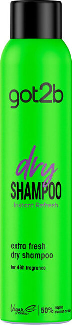 Schwarzkopf got2b Instant Refresh Dry Shampoo, Clean & Crisp 200ml